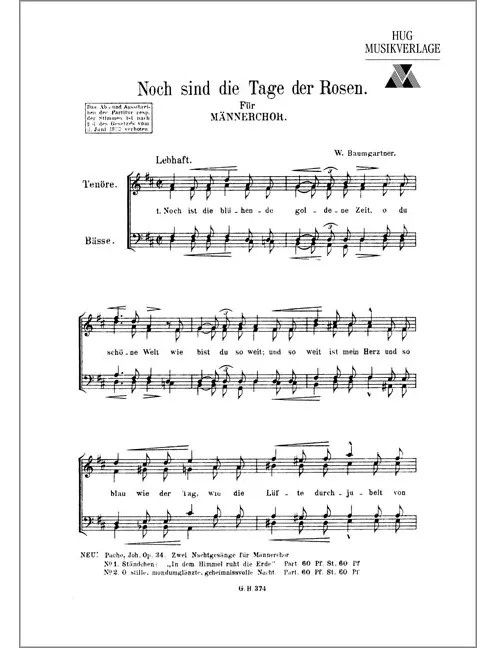 Noch sind die Tage der Rosen